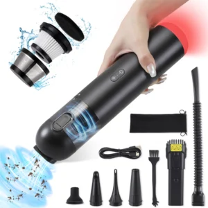 Shell Multifunctional Car Vacuum Cleaner 10kPa Outdoor Suction Blowing And Charging
