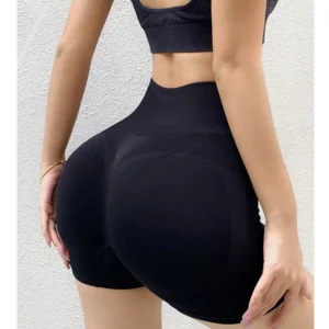 Fitness Yoga Shorts Pants Butt Lifting Seamless Leggings Women Gym