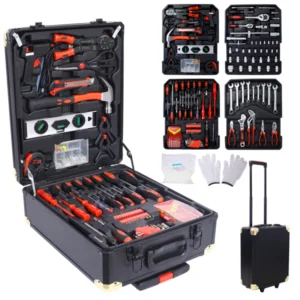 969 Piece Men's Home Repair Tool Set, Tool Box Organizer With 4 Drawers, Universal