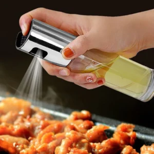 BBQ Healthy Kitchen Cooking Oil Vinegar Spray Bottle Push Type Oil Spray BottlePump Oil