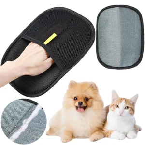 Pet Hair Remover Mitt Pet Hair Remover Gloves Deshedding Brush Glove For Dog Cat Rabbit
