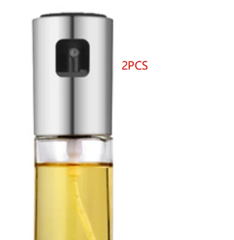 BBQ Healthy Kitchen Cooking Oil Vinegar Spray Bottle Push Type Oil Spray BottlePump Oil