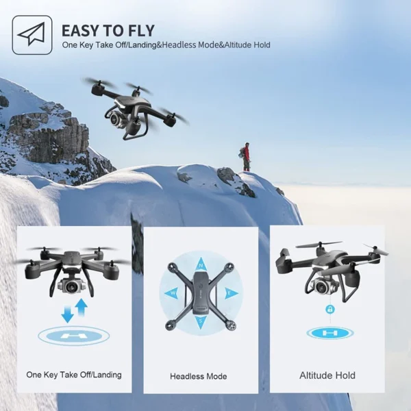 4DRC V14 Professional Drone 6K High-definition Dual Camera Wifi FPV Portable RC