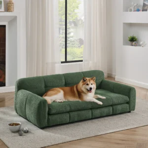 Soft And Comfortable Pet Bed For Big And Oversized Dogs, Durable Elevated Dog Sofa Bed