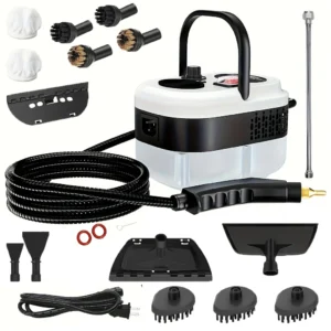 Handheld Steam Cleaner, Steamer For Cleaning, 2500W Pressurized Steam Cleaner With 1.2L