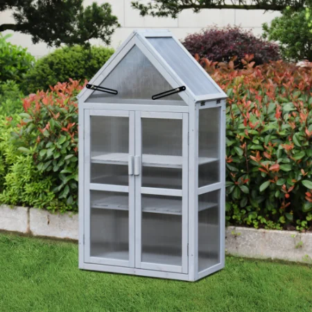 Mini Greenhouse Kit - Outdoor Plant Stand, Small Green House, Plant Stand Indoor, Green