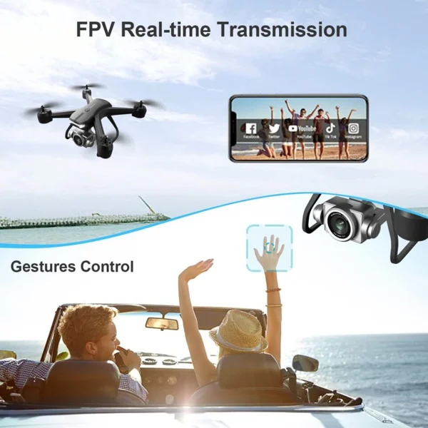 4DRC V14 Professional Drone 6K High-definition Dual Camera Wifi FPV Portable RC