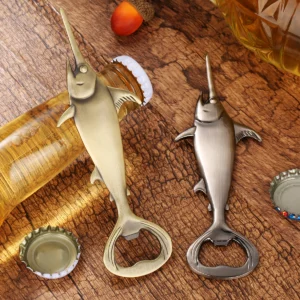 Creative Swordfish Handle Metal Beer Bottle Openers Kitchen Bar Accessories Tools Beer