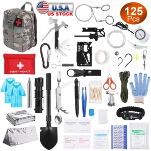 125 In 1 Survival Kit, Professional Survival Equipment, Equipment, Tools, First Aid