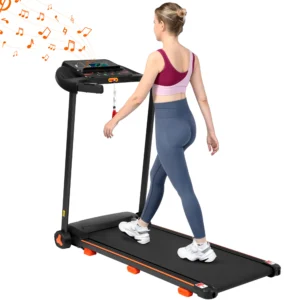 Brand New Home Treadmill, 2.5HP Silent Folding Treadmill With Heart Rate Sensor, Weighing