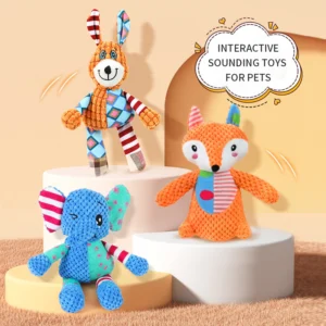 Interactive Dog Toys For Aggressive Chewers Dog Squeaky Toys Pet Grinding Teeth Plush