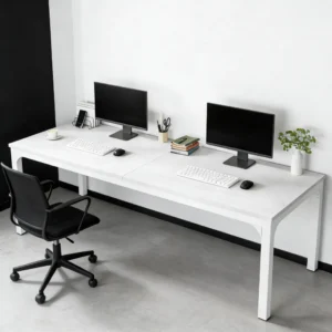 Dual Workspace Desk, Conference Table, Rectangle Computer Desk