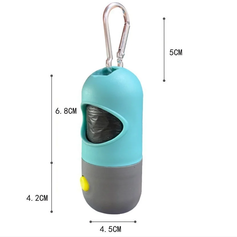 Led Light Pet Waste Bag Dispenser For Dogs Cats Dog Poop Scooper Bags Waste Bags Holder