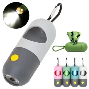 Led Light Pet Waste Bag Dispenser For Dogs Cats Dog Poop Scooper Bags Waste Bags Holder